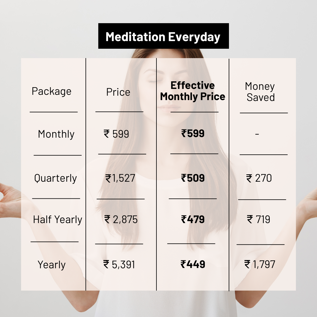 Meditation Classes Everyday