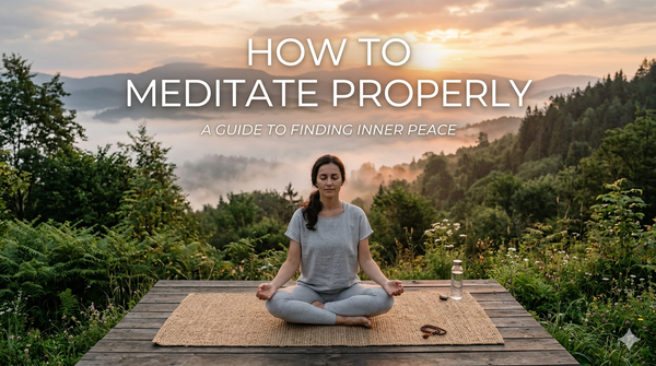 How to meditate properly