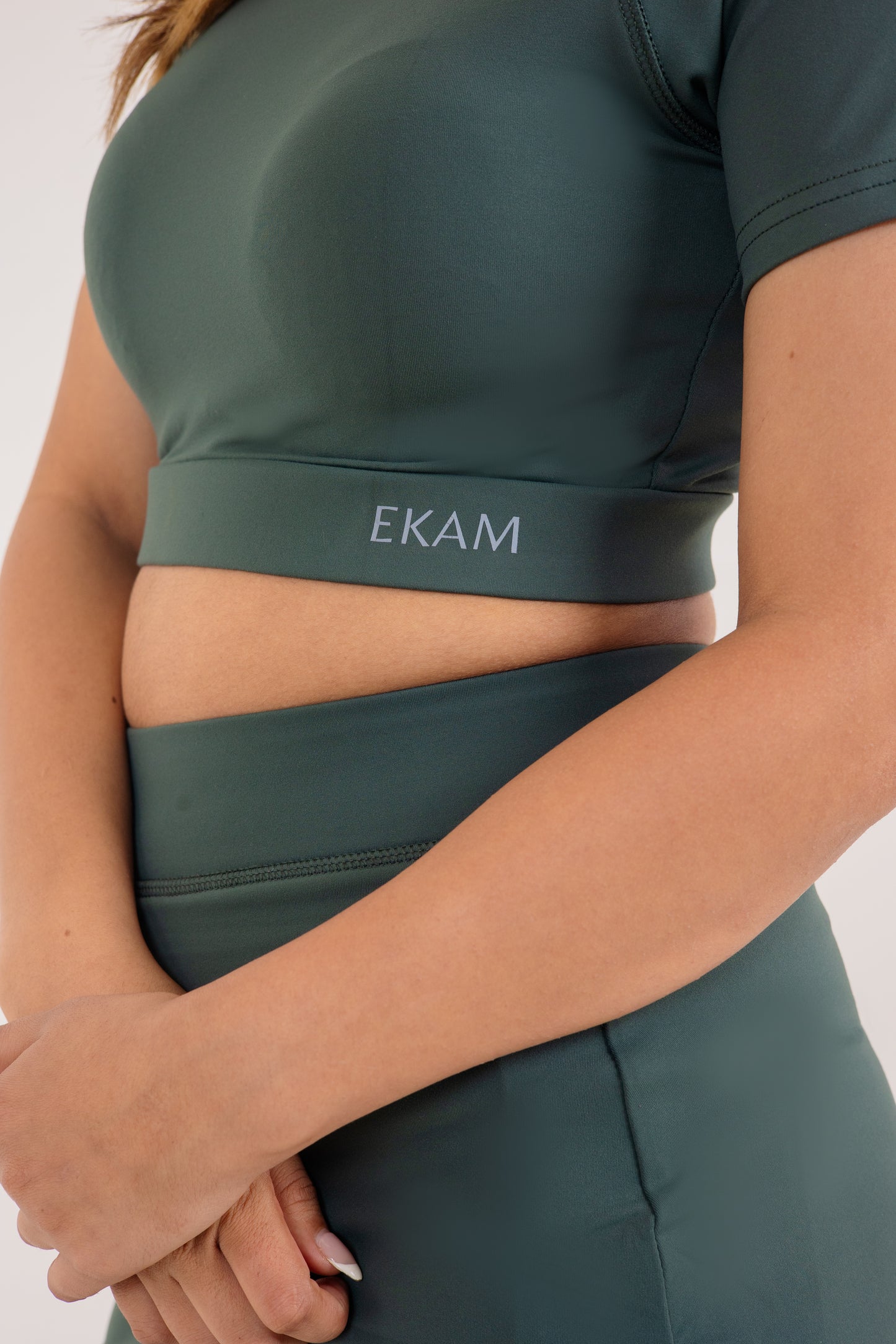 Mint Green Prithvi Crop Top