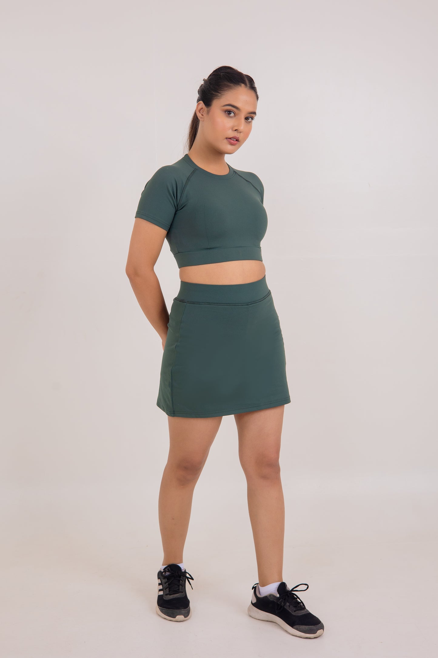 Mint Green Prithvi Crop Top