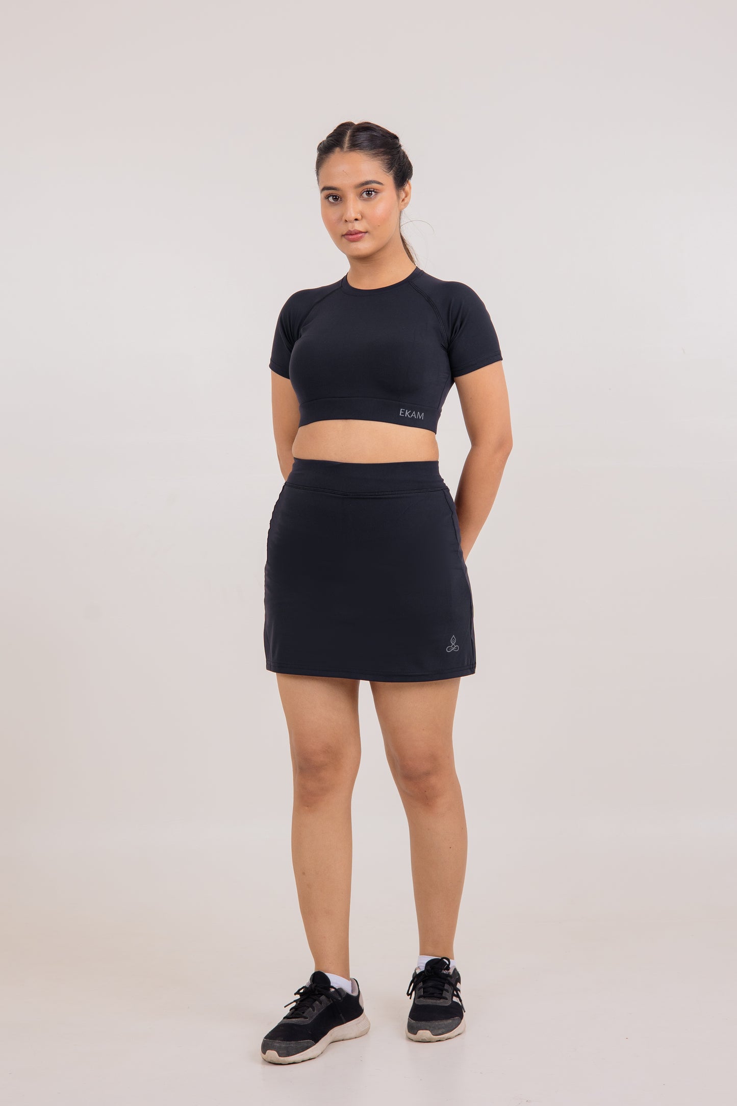 Black Prithvi Crop Top