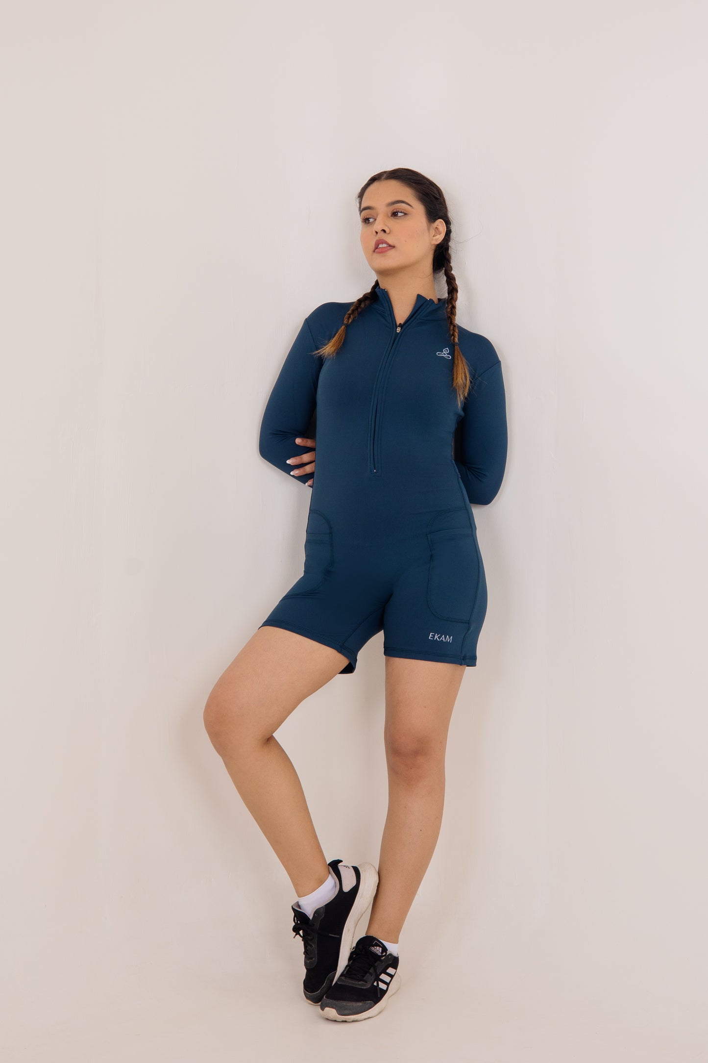 Airforce Blue Akasha Romper
