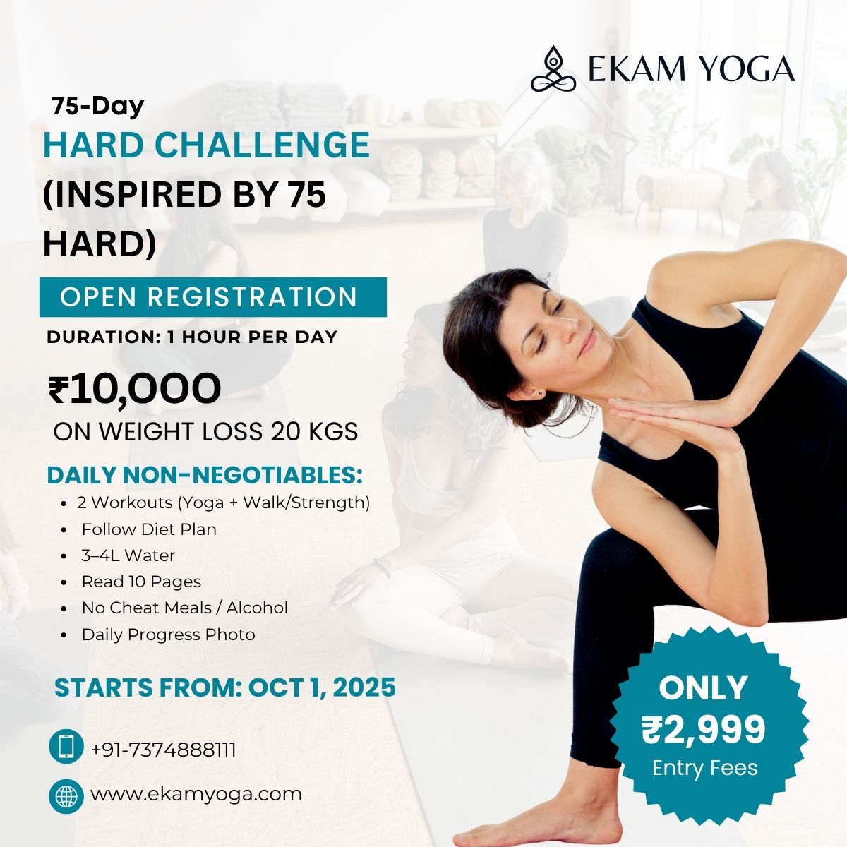 75-Day Hard Challenge – Win ₹10,000 Cash Prize