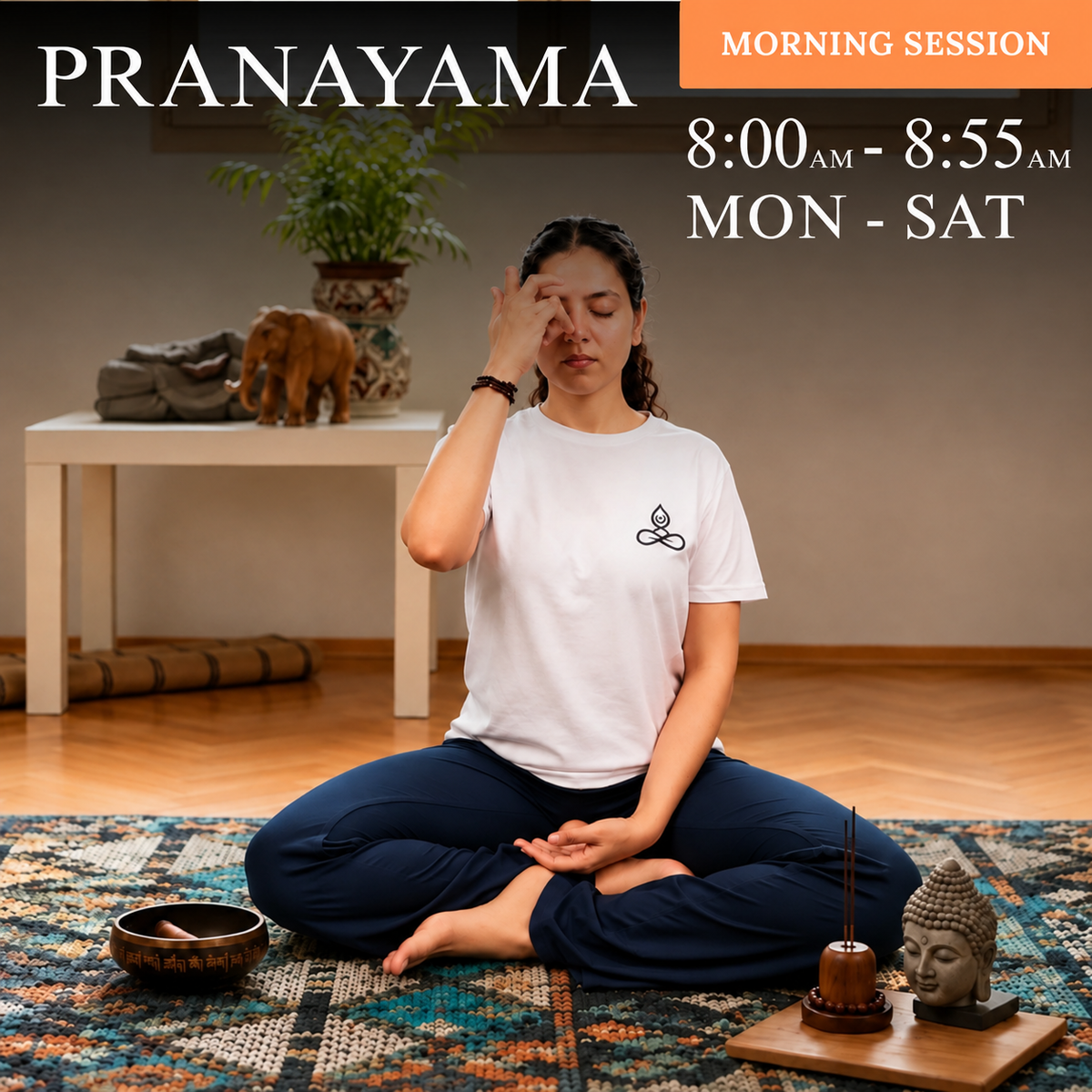 Pranayama & Meditation Ekam Yoga