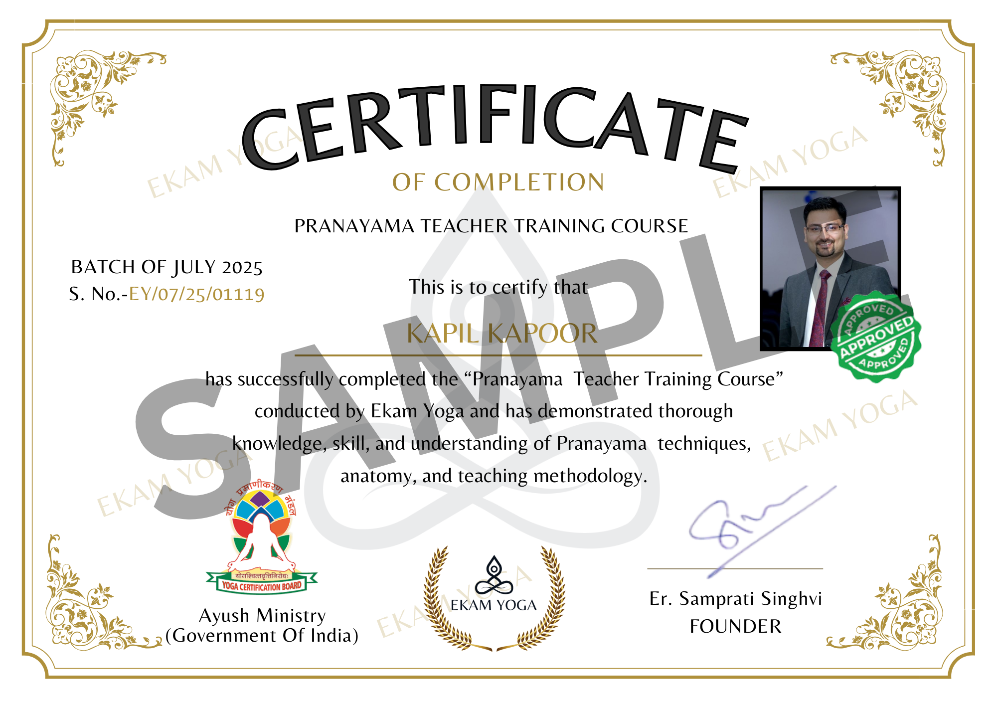 Pranayama Teacher Training Certification