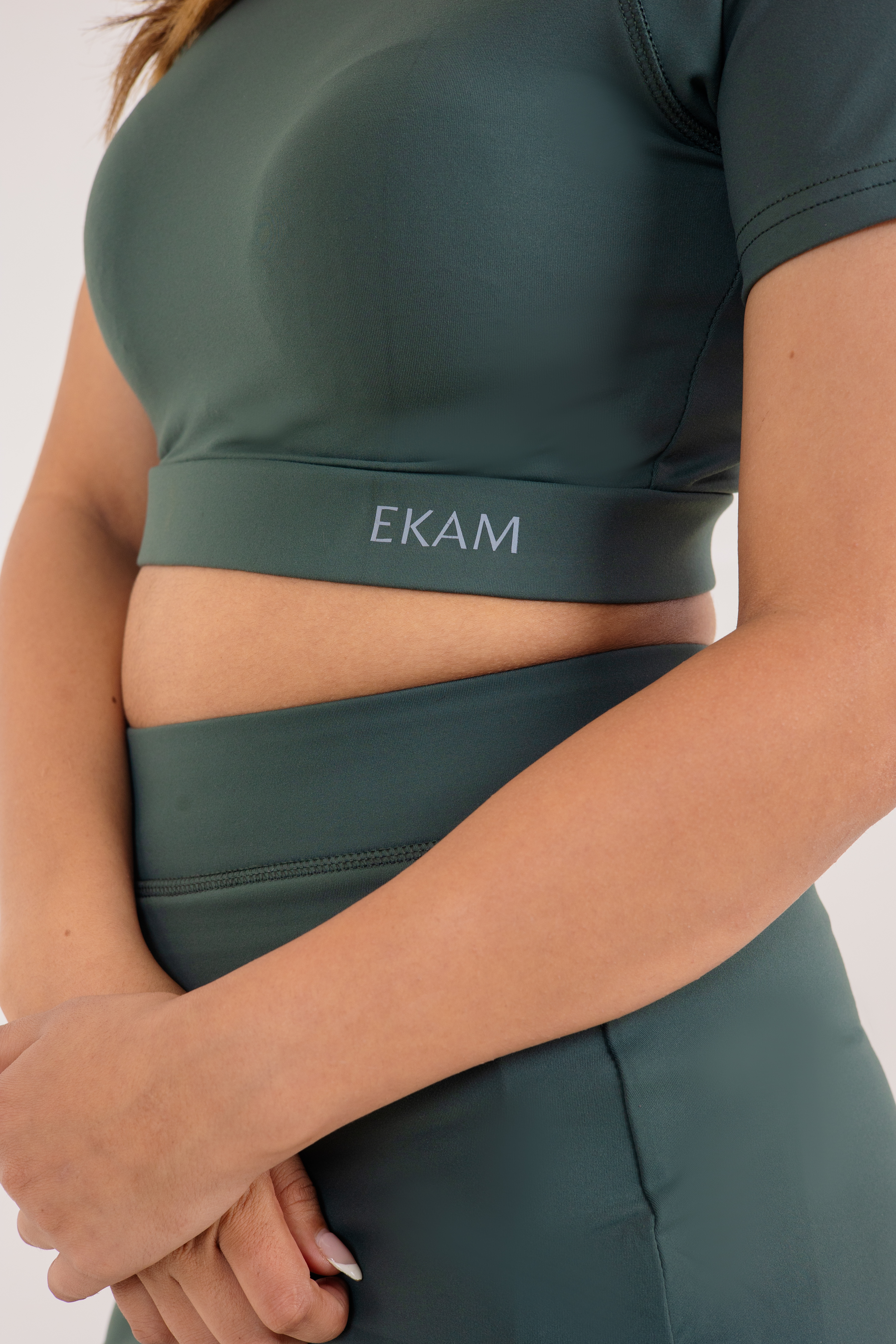 Mint Green Prithvi Crop Top