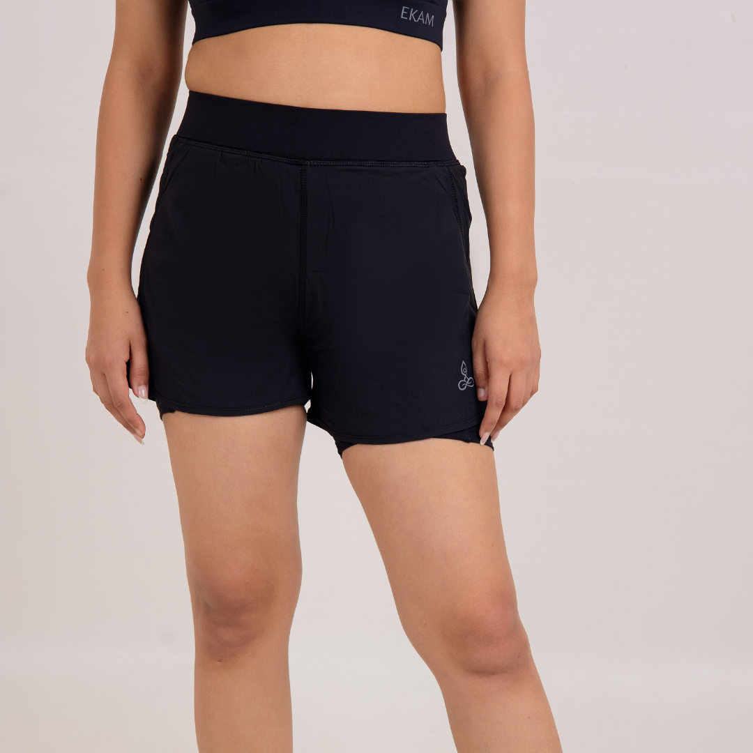 Black Surya Shorts