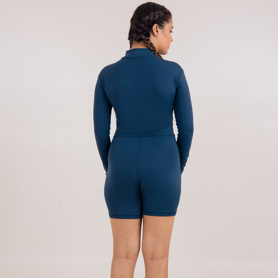 Airforce Blue Akasha Romper